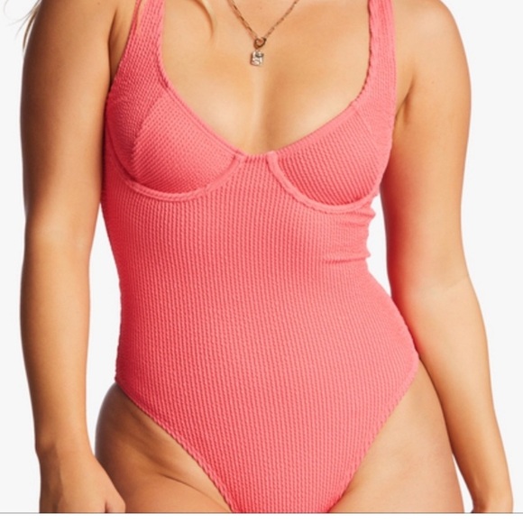 Billabong Women's Summer High Rib Underwire One-Piece Swimsuit - Picture 3 of 7